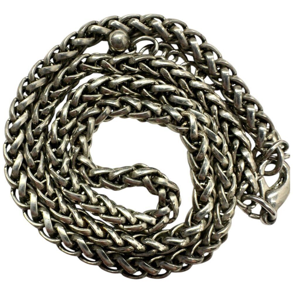 Silvertone Wheat Chain